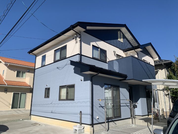 長野県 上田市 Ｉ様邸 外壁・屋根塗装工事