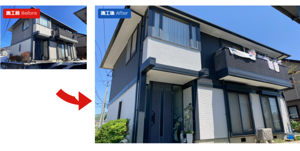 長野県上田市Ｉ様邸外壁・屋根塗装工事