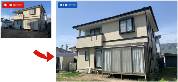 長野県上田市Ｍ様邸外壁・屋根塗装工事