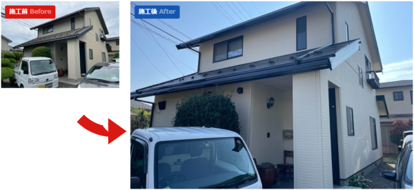 長野県安曇野市Ｔ様邸外壁・屋根塗装工事