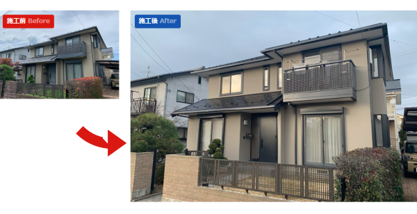 長野県松本市Ｔ様邸外壁・屋根塗装工事