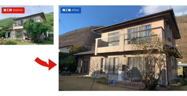 長野県上田市Ｓ様邸外壁・屋根塗装工事
