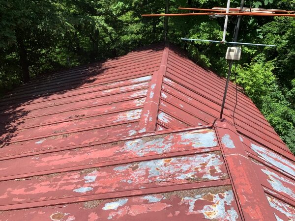 屋根の塗膜の劣化