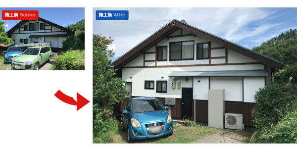 長野県上田市Ｎ様邸外壁・屋根塗装工事