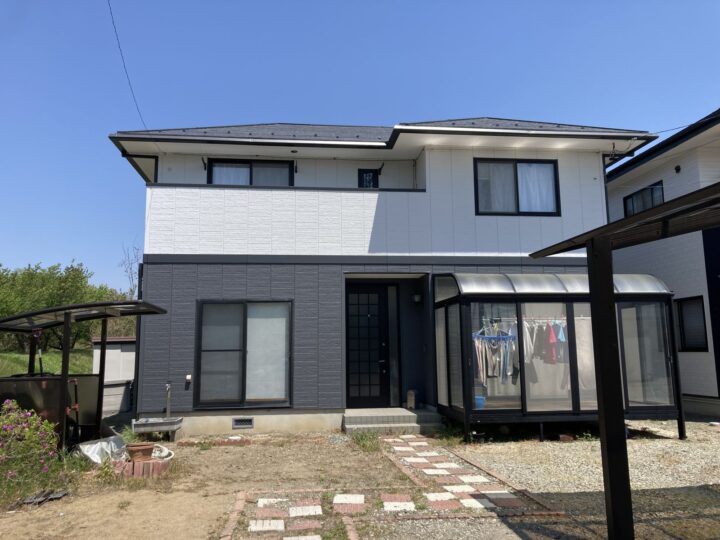 長野県上田市【約40坪】外壁・屋根塗装工事　