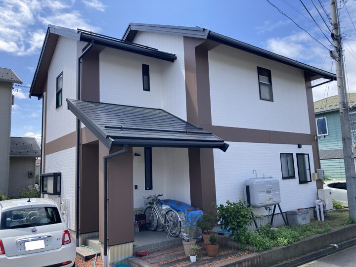 長野県上田市【約40坪】外壁・屋根塗装工事　