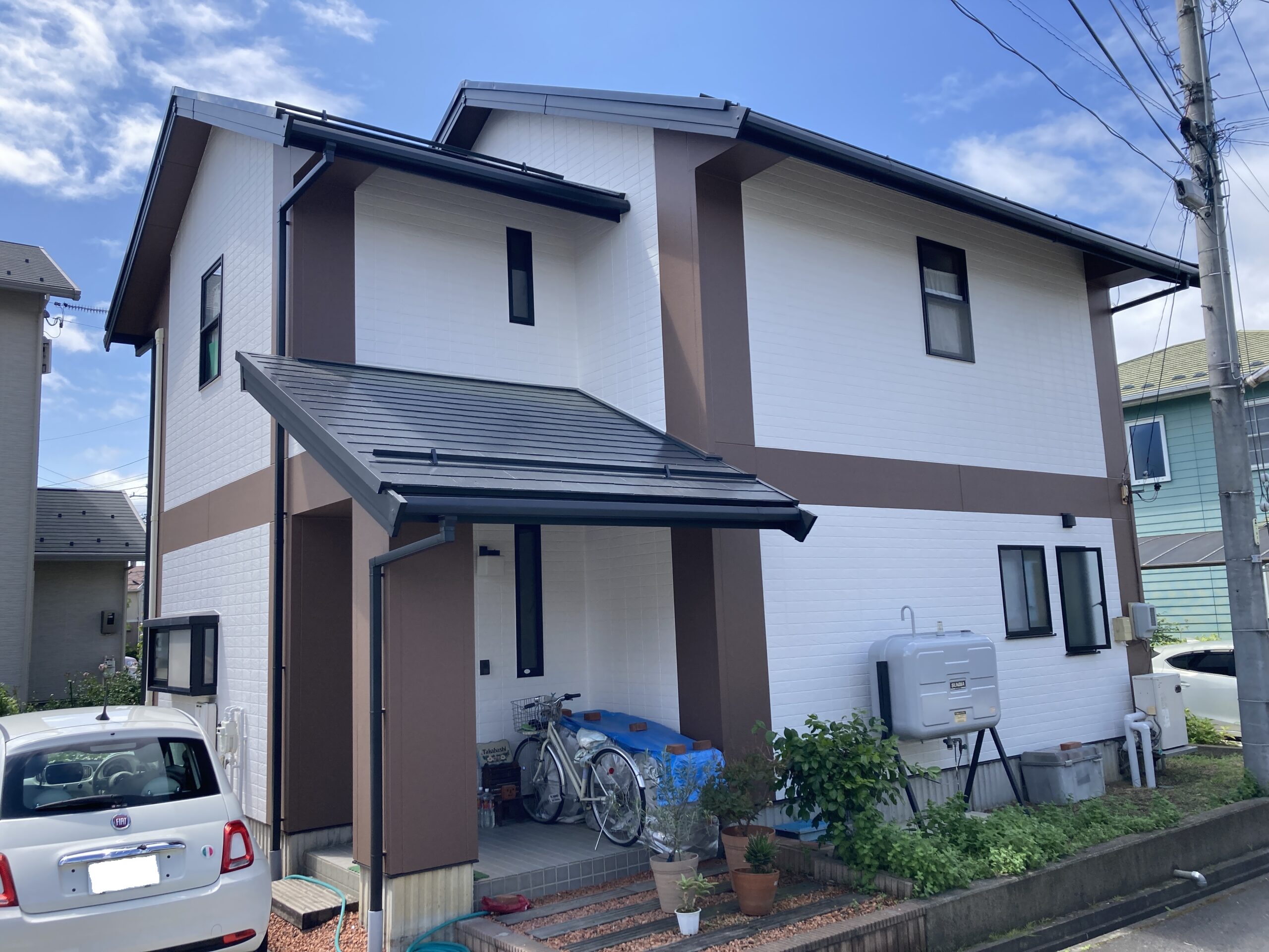 長野県上田市【約40坪】外壁・屋根塗装工事　