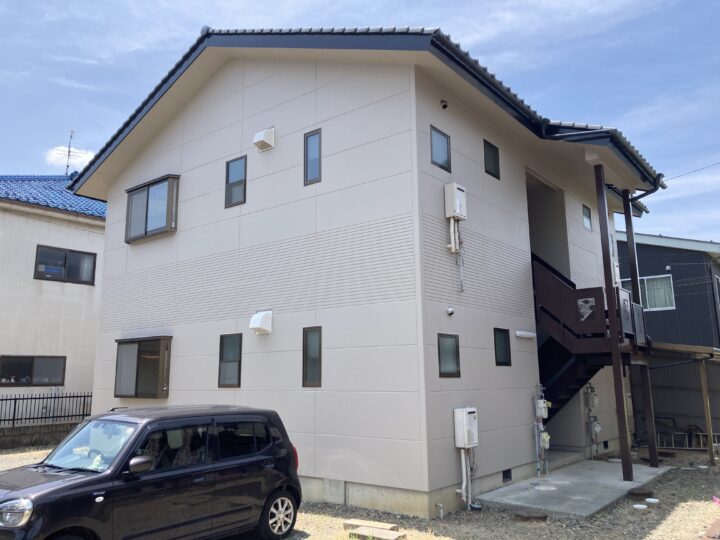 長野県上田市 【約50坪】アパート外壁塗装工事