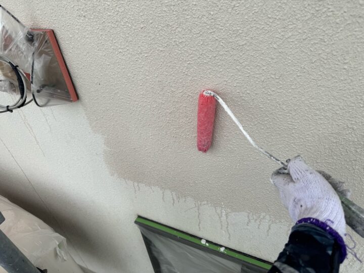 外壁下塗り